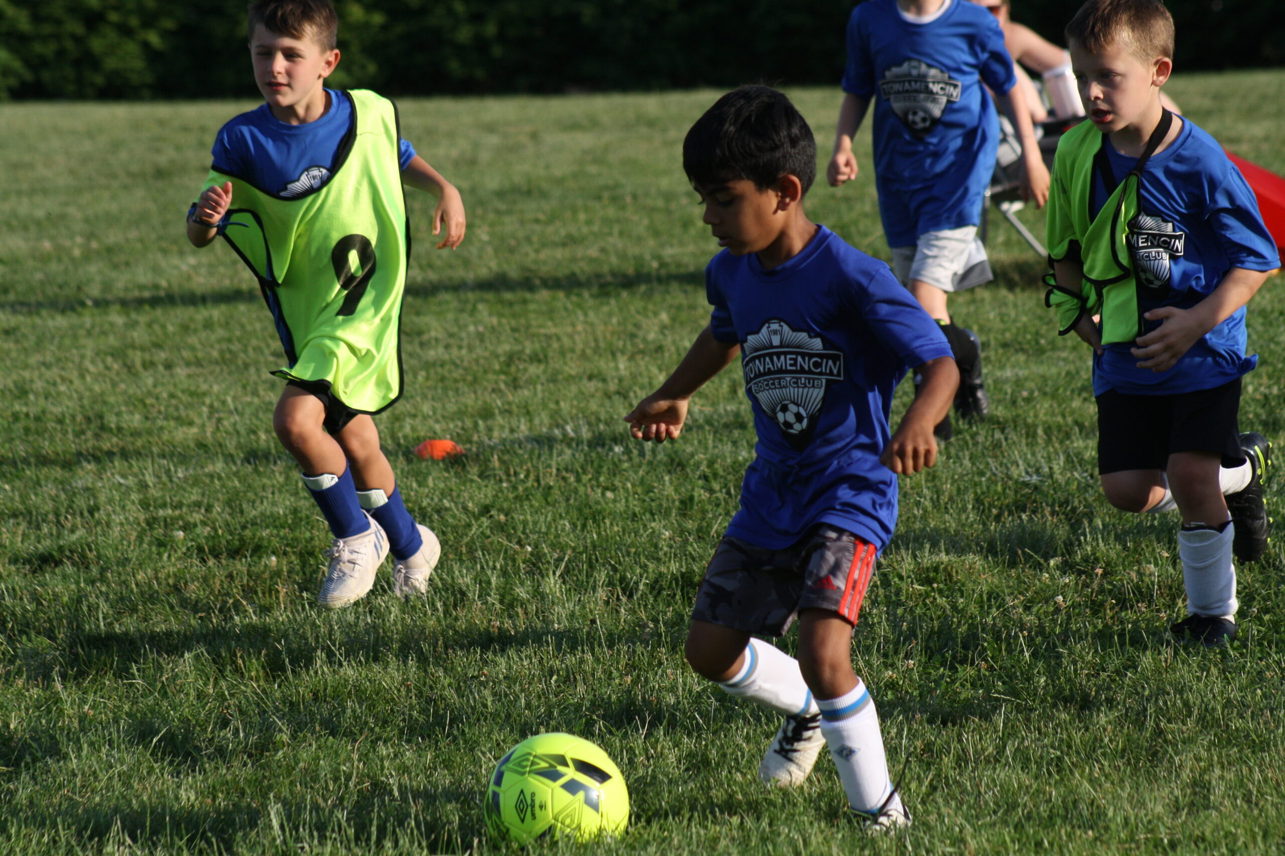 TSC players enjoying the game of soccer.